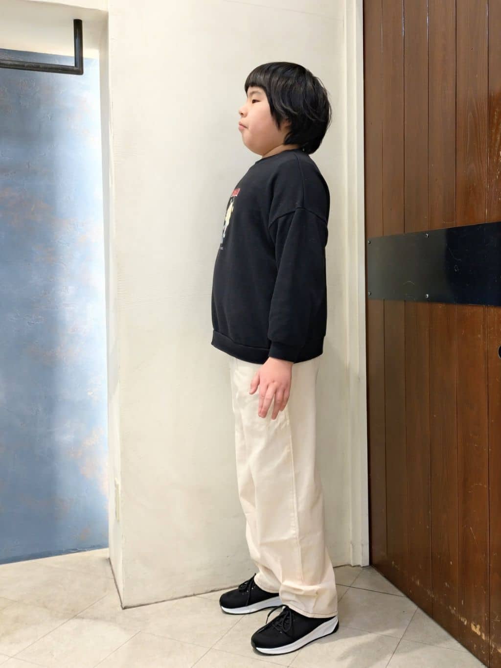 yuzuyamamaさんの「SHOO･LA･RUE｜◆【130-150cm/洗える/兄妹リンク可】コーデの主役 アソートプリント オーバースウェット」を使ったコーディネート