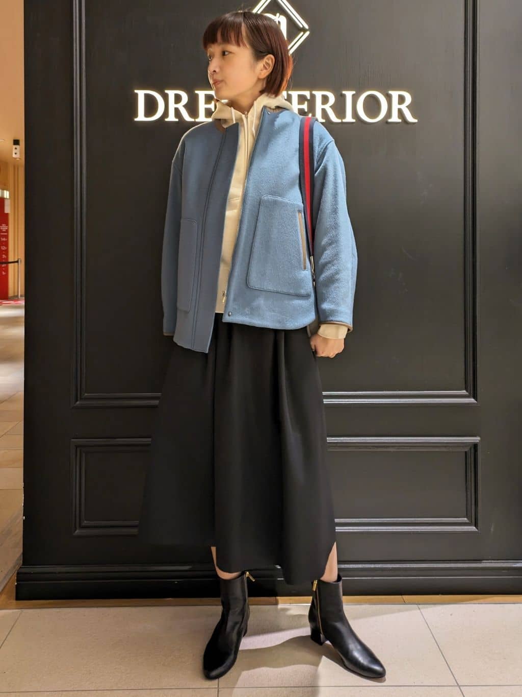 saoriさんの「DRESSTERIOR｜デキシー吊裏毛ジップアップパーカ」を使ったコーディネート