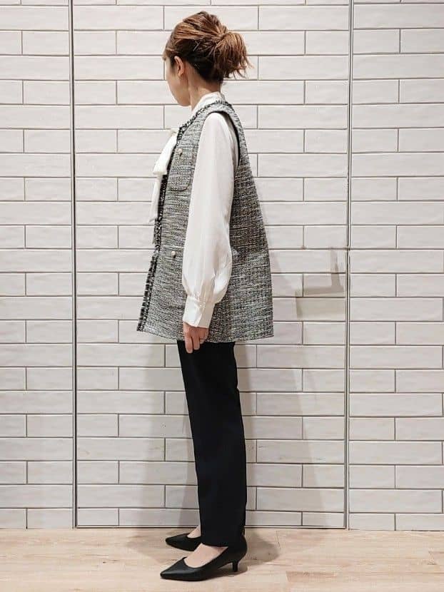 ryonさんの「OPAQUE.CLIP｜◆《通勤対応》ボウタイブラウス【洗濯機洗い可】」を使ったコーディネート