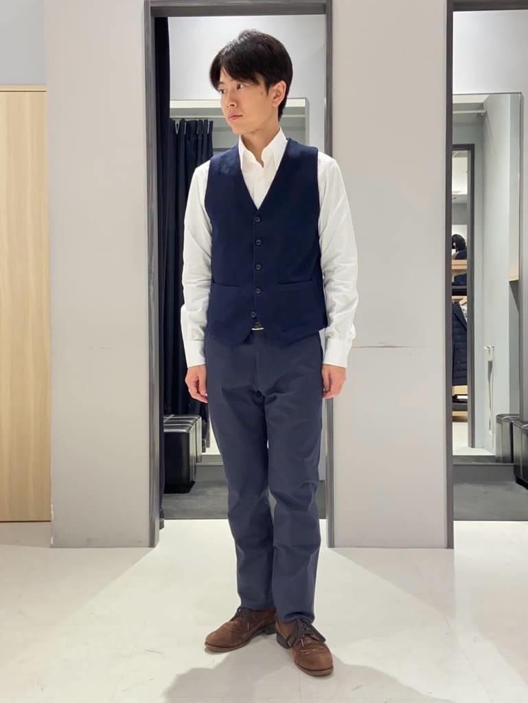 わいずみさんの「TAKEO KIKUCHI｜【Made in JAPAN】ブロード レギュラーカラー ドレスシャツ」を使ったコーディネート