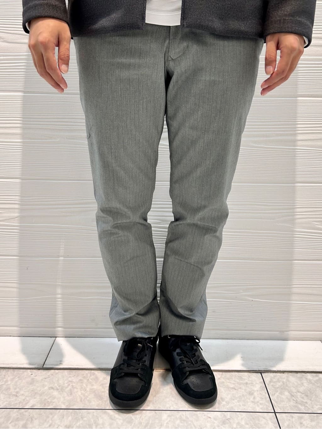 すーさんの「TAKEO KIKUCHI｜【全7サイズ&times;8色展開！】トップマルチヘリンボン パンツ」を使ったコーディネート