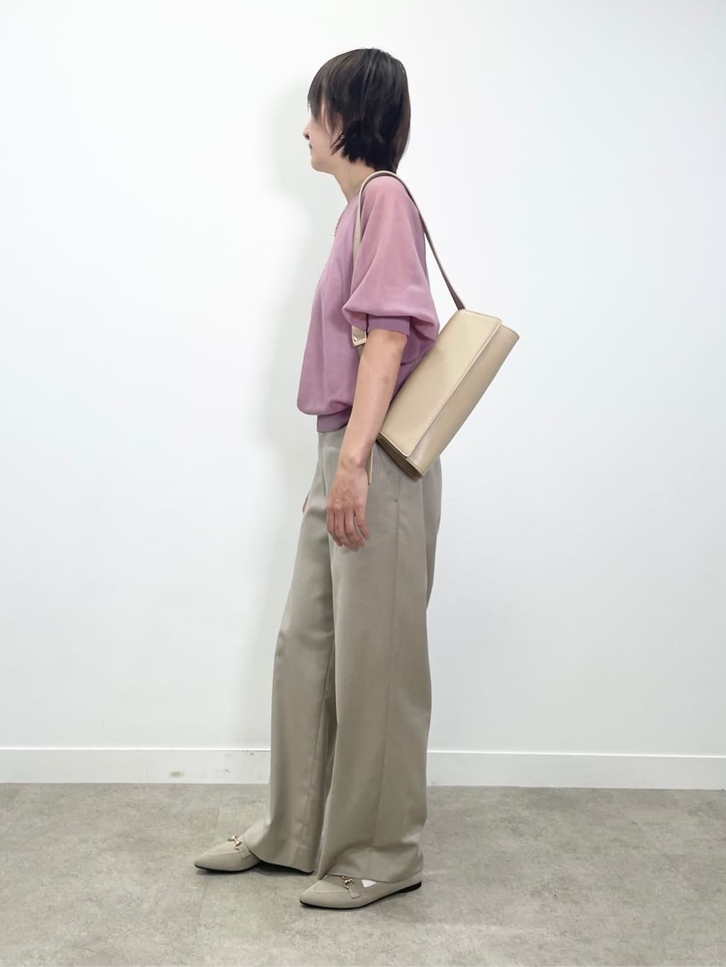 KAYOさんの「UNTITLED｜◆【Munich】シアーパフスリーブプルオーバー」を使ったコーディネート