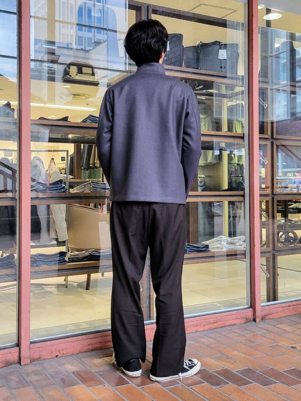 piroyaさんの「TAKEO KIKUCHI｜【DOWN FABRIC】ダウンファブリック スタンドカラーブルゾン」を使ったコーディネート