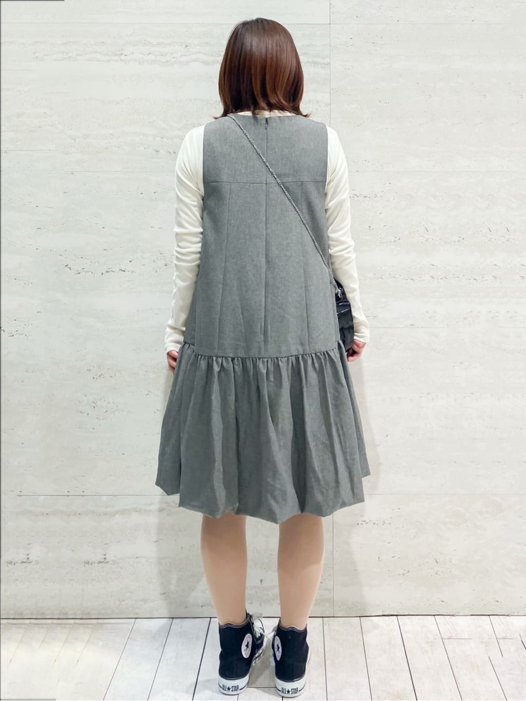 FUKAさんの「OPAQUE.CLIP｜CONVERSE キャンバス オールスター HI」を使ったコーディネート