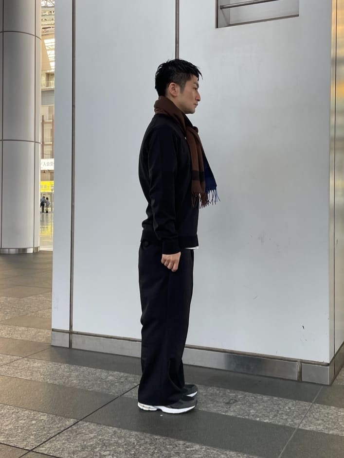 加藤裕樹さんの「TAKEO KIKUCHI｜【3WAY】ジャカード グレンチェック ダウンライナー ブルゾン」を使ったコーディネート
