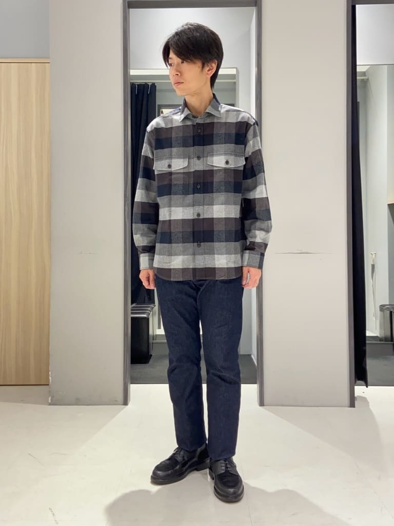 わいずみさんの「TAKEO KIKUCHI｜【DOWN FABRIC】ダウンファブリック スタンドカラーブルゾン」を使ったコーディネート