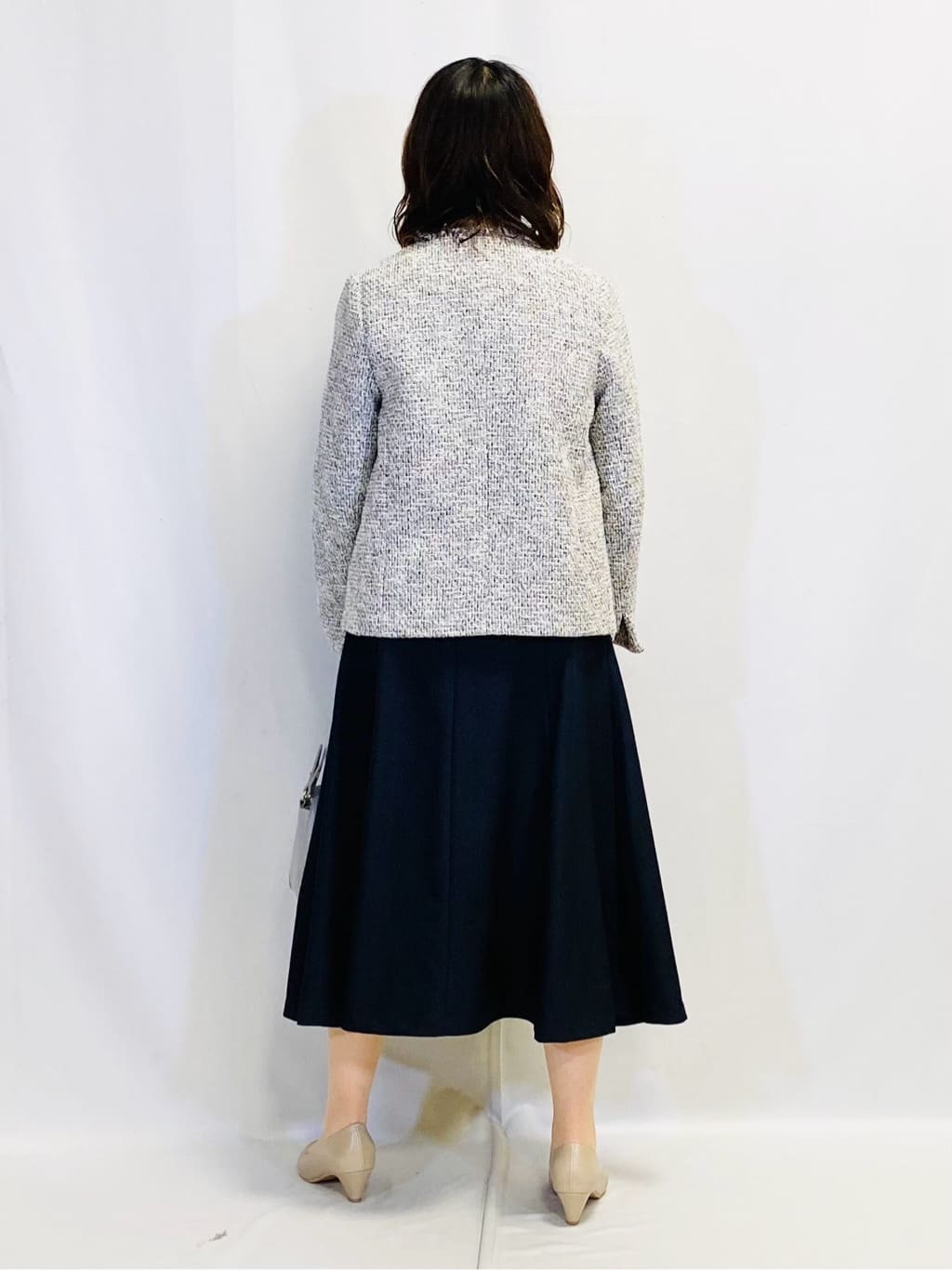 COCOさんの「grove｜◆フリンジツイードジャケット」を使ったコーディネート