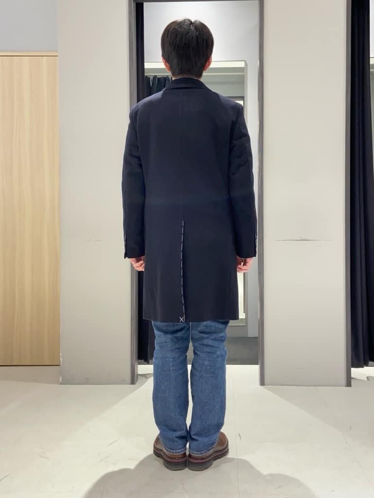 わいずみさんの「TAKEO KIKUCHI｜ウールカシミヤブレンド チェスターコート」を使ったコーディネート