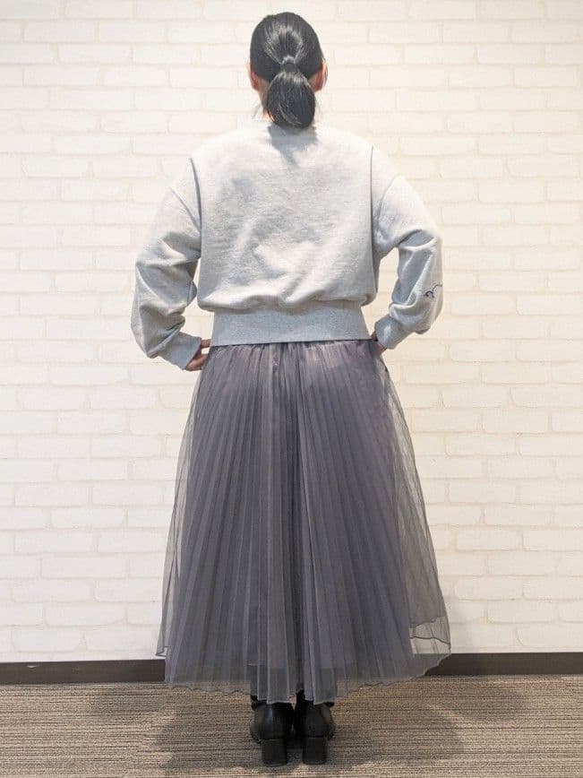 sarieさんの「OPAQUE.CLIP｜◆刺繍ロゴスウェット【洗濯機洗い可】」を使ったコーディネート
