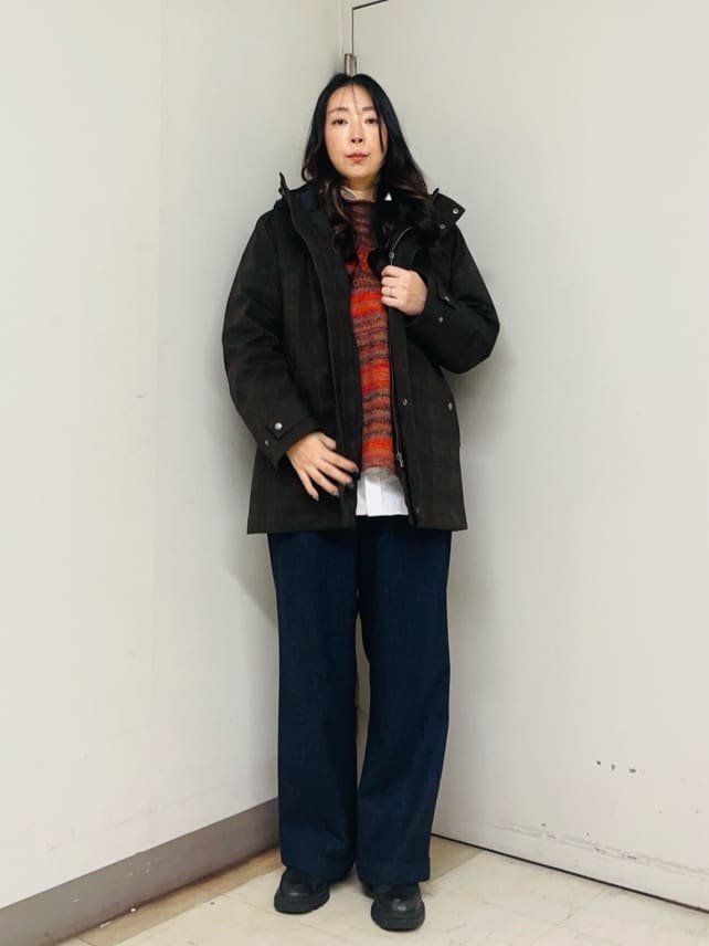 iwさんの「TAKEO KIKUCHI｜【3WAY】ジャカード グレンチェック ダウンライナー ブルゾン」を使ったコーディネート