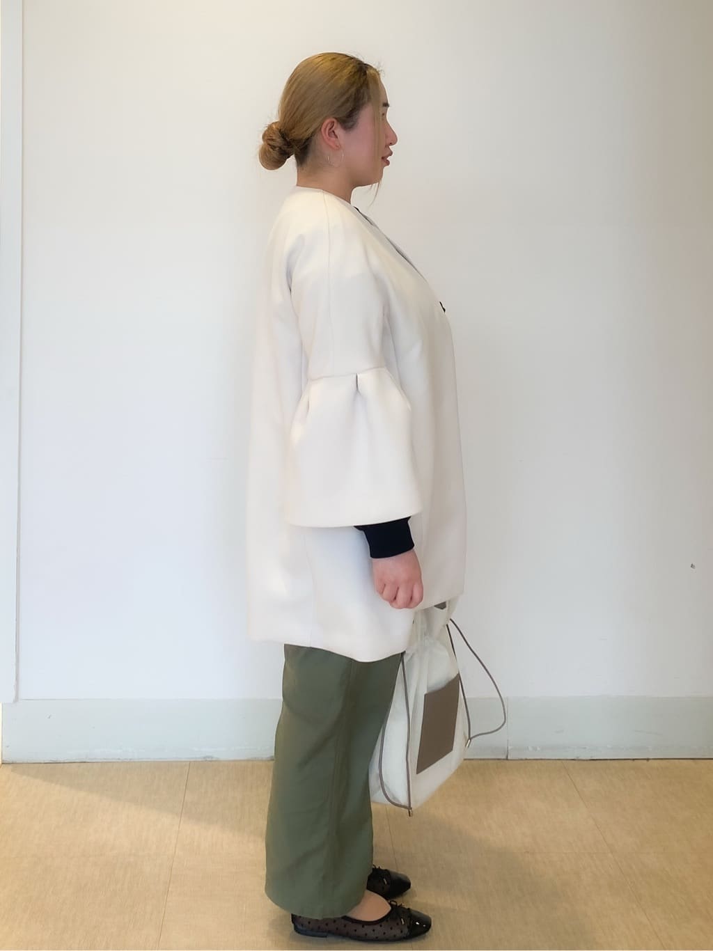 MIINAさんの「OPAQUE.CLIP｜【定番/6color】名品フラットバレエシューズ」を使ったコーディネート