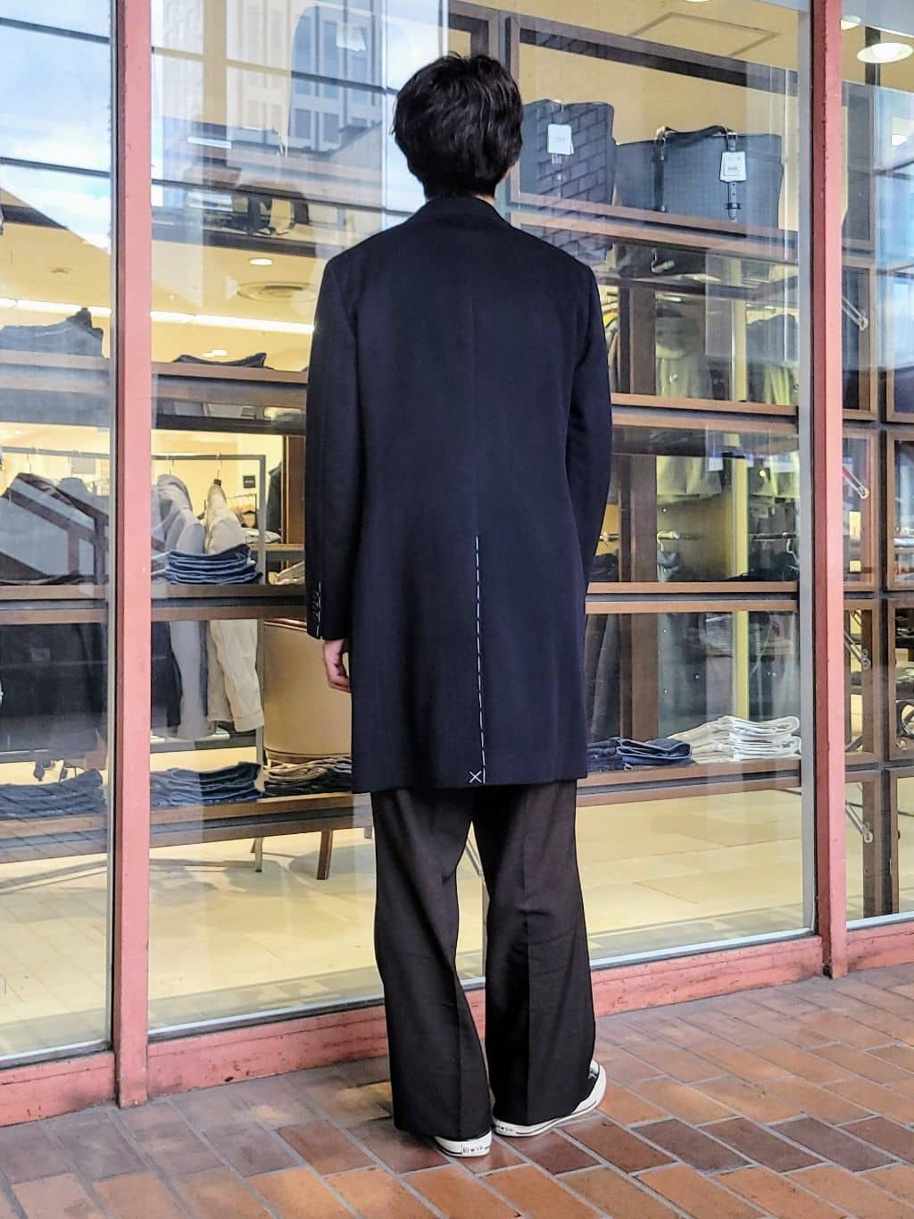 piroyaさんの「TAKEO KIKUCHI｜ウールカシミヤブレンド チェスターコート」を使ったコーディネート