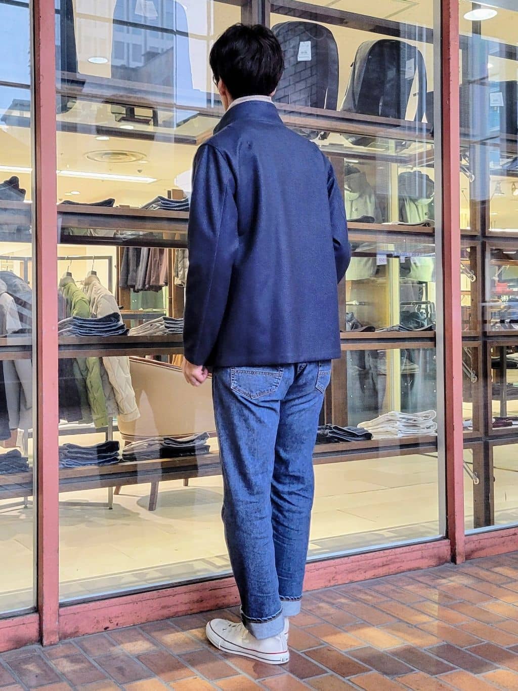 piroyaさんの「TAKEO KIKUCHI｜【DOWN FABRIC】ダウンファブリック スタンドカラーブルゾン」を使ったコーディネート