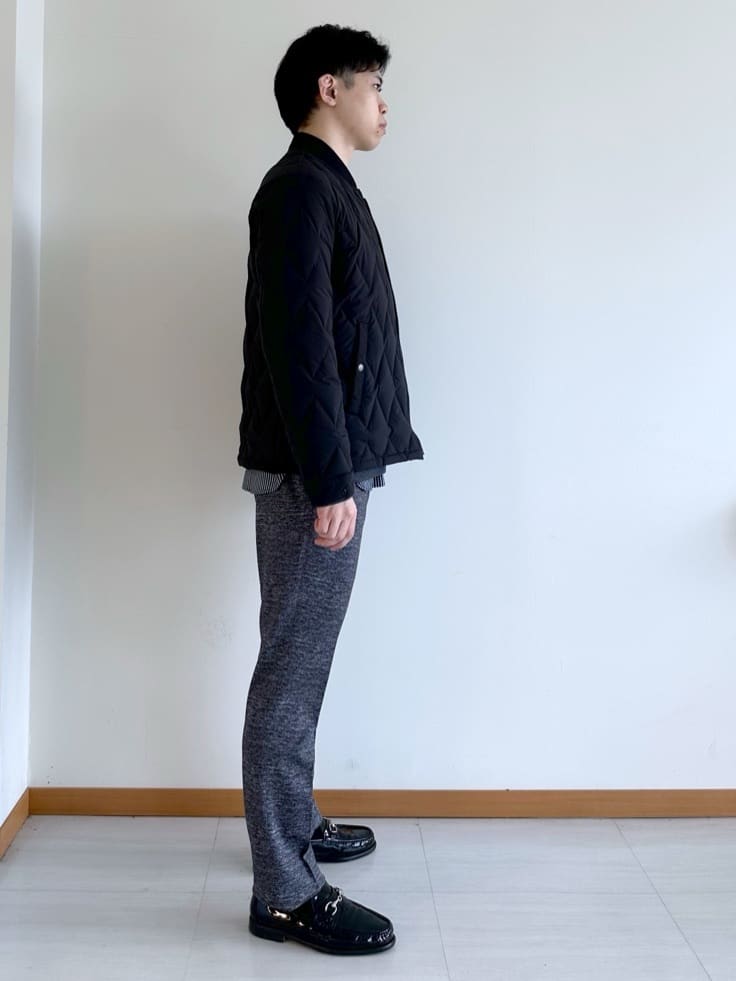 イッシーさんの「TAKEO KIKUCHI｜【ONOFF対応】TRダブルニット ストレッチパンツ」を使ったコーディネート