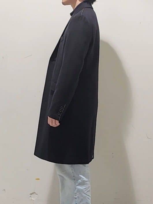 Maedaさんの「TAKEO KIKUCHI｜ウールカシミヤブレンド チェスターコート」を使ったコーディネート
