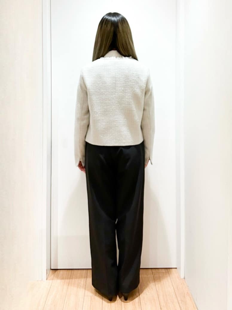 Yumeさんの「grove｜◆2WAYラグランスリーブボウタイブラウス」を使ったコーディネート