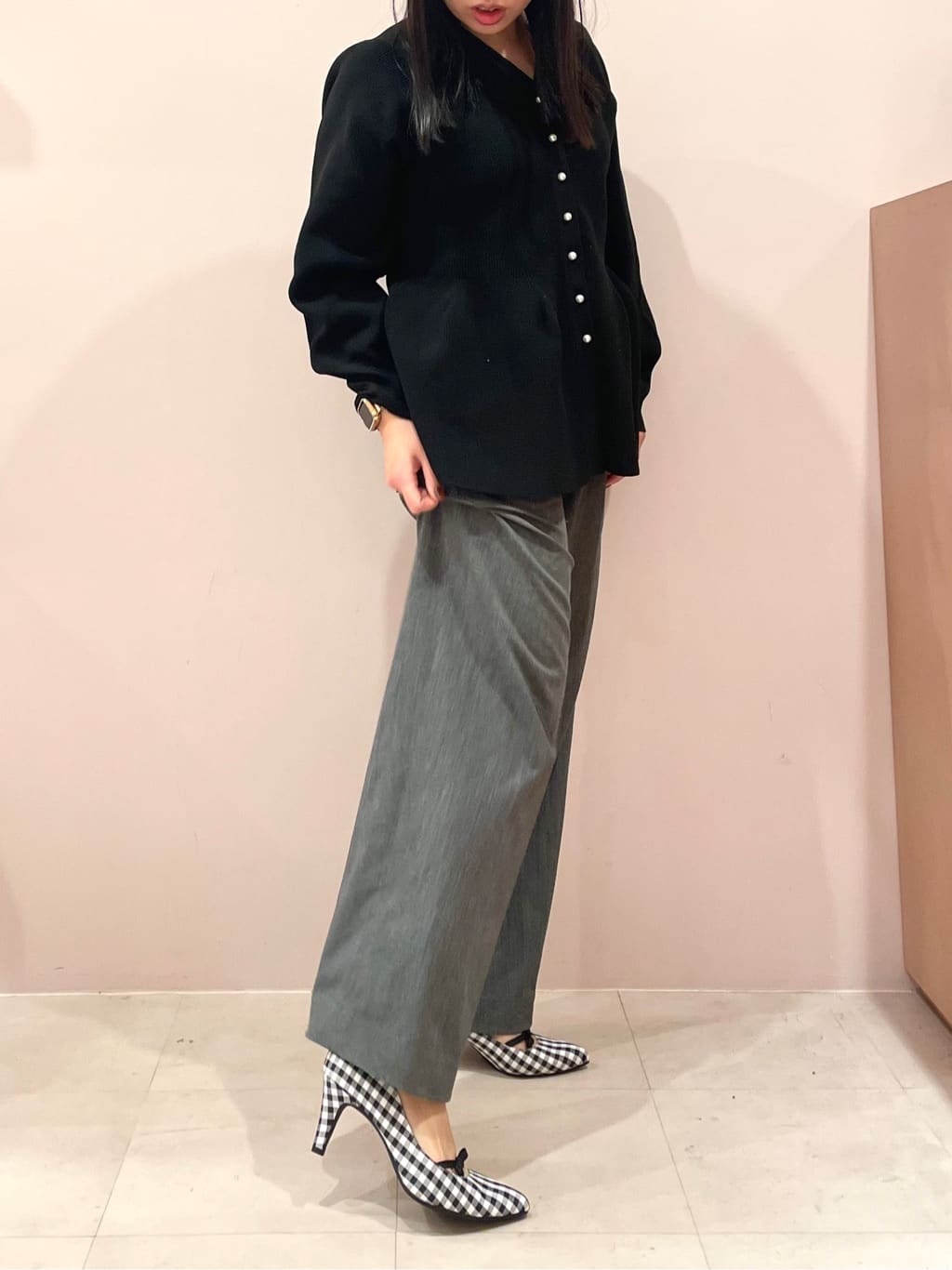 SEIKOさんの「ESPERANZA｜リボンポインテッドパンプス」を使ったコーディネート
