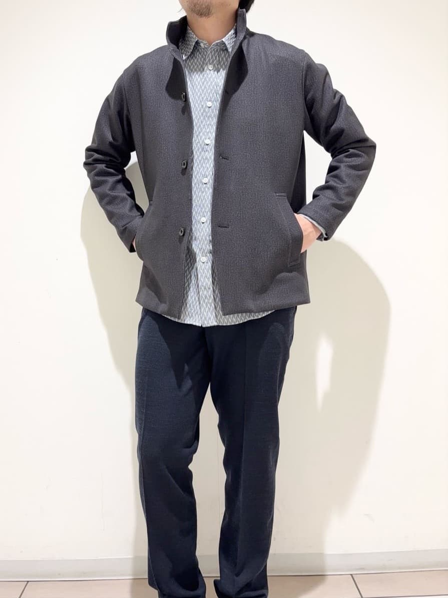 及川さんの「TAKEO KIKUCHI｜【DOWN FABRIC】ダウンファブリック スタンドカラーブルゾン」を使ったコーディネート