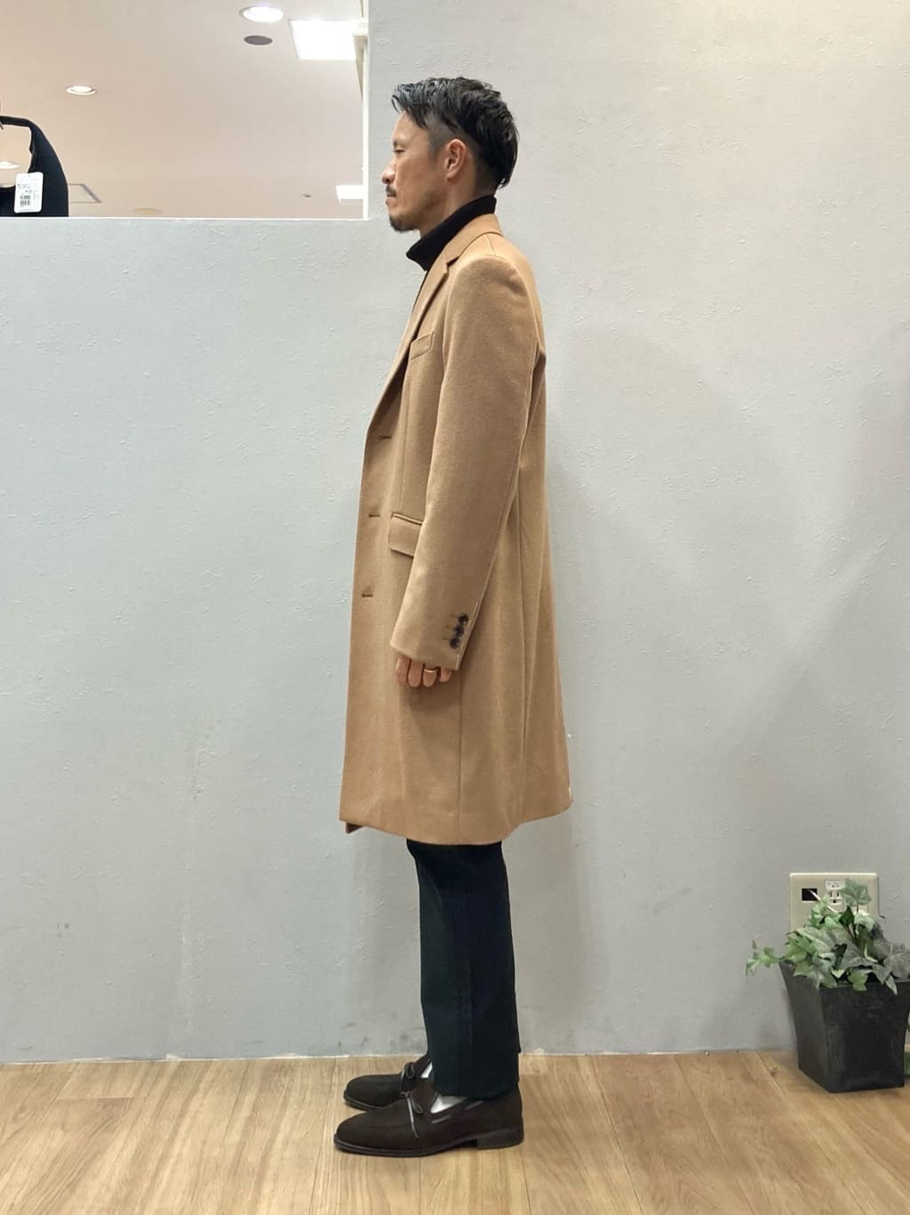 シュンさんの「TAKEO KIKUCHI｜ウールカシミヤブレンド チェスターコート」を使ったコーディネート