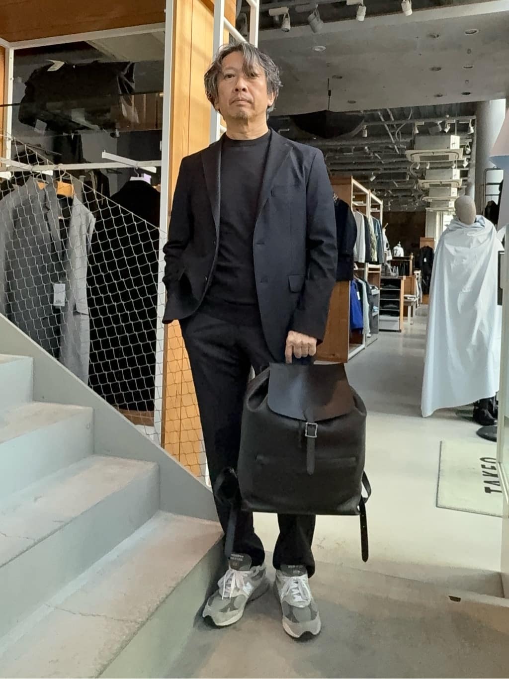 デザイナーTAKEman さんの「TAKEO KIKUCHI｜【360&deg;ストレッチ／セットアップ対応】None Of Stress ジャケット」を使ったコーディネート
