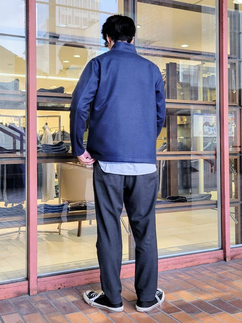 piroyaさんの「TAKEO KIKUCHI｜【DOWN FABRIC】ダウンファブリック スタンドカラーブルゾン」を使ったコーディネート