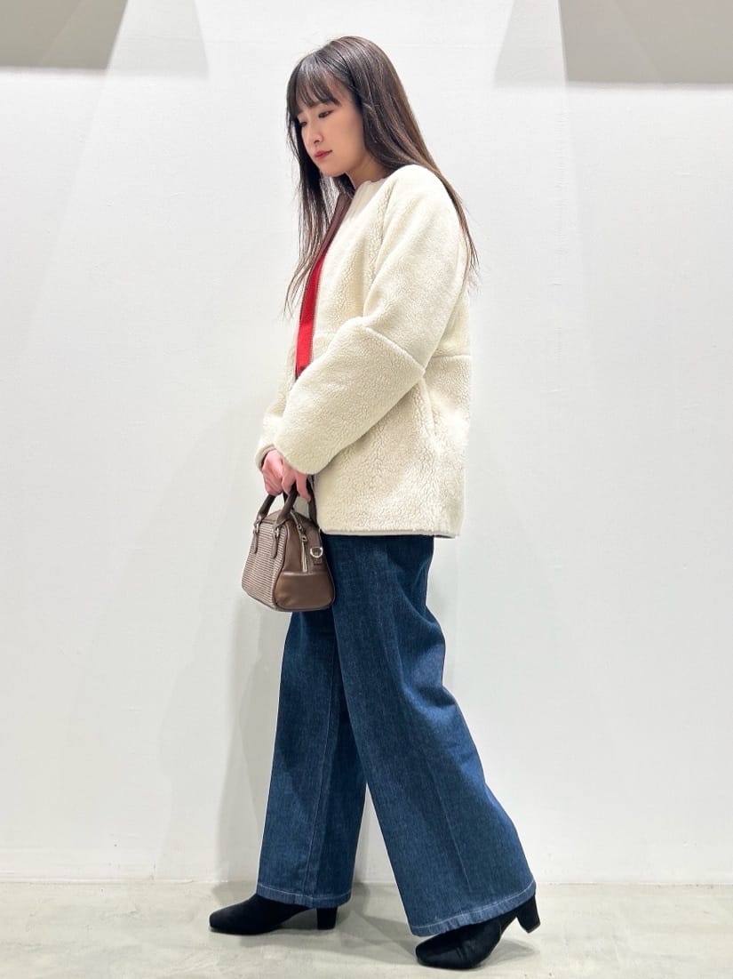 seinaさんの「grove｜【SOMETHING&times;grove別注】LISAWIDE DENIM PANTS」を使ったコーディネート
