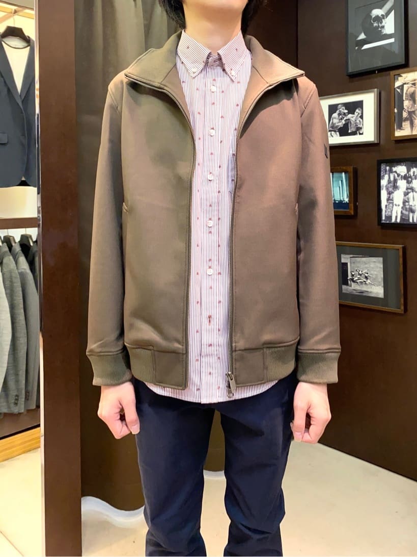 コバヤシさんの「TAKEO KIKUCHI｜ハットモチーフ ジャカード ストライプ シャツ」を使ったコーディネート