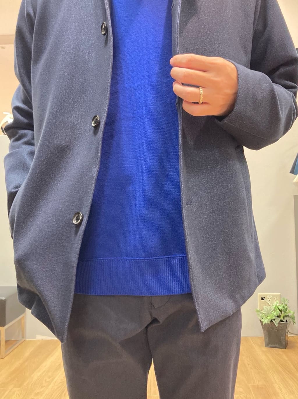 シュンさんの「TAKEO KIKUCHI｜【DOWN FABRIC】ダウンファブリック スタンドカラーブルゾン」を使ったコーディネート