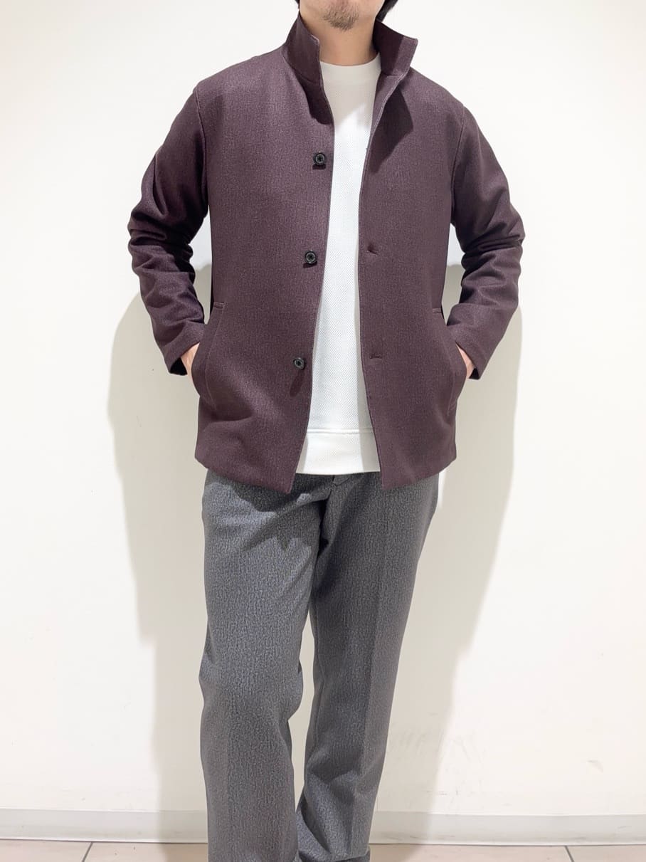 及川さんの「TAKEO KIKUCHI｜【DOWN FABRIC】ダウンファブリック スタンドカラーブルゾン」を使ったコーディネート