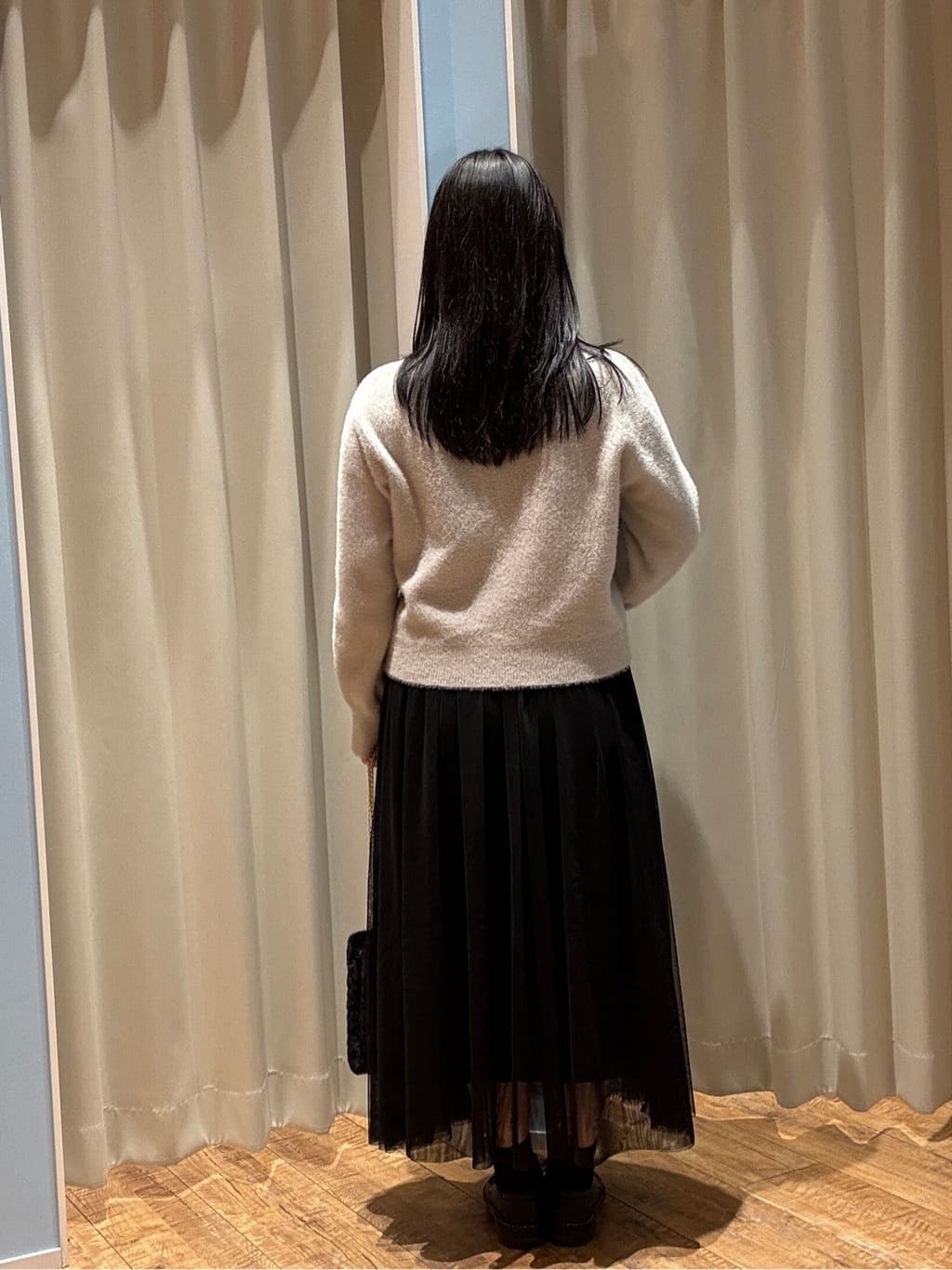 Haruさんの「SHOO･LA･RUE｜◆【セレモニーからデイリーまで】女性らしさあふれる チュールスカート」を使ったコーディネート