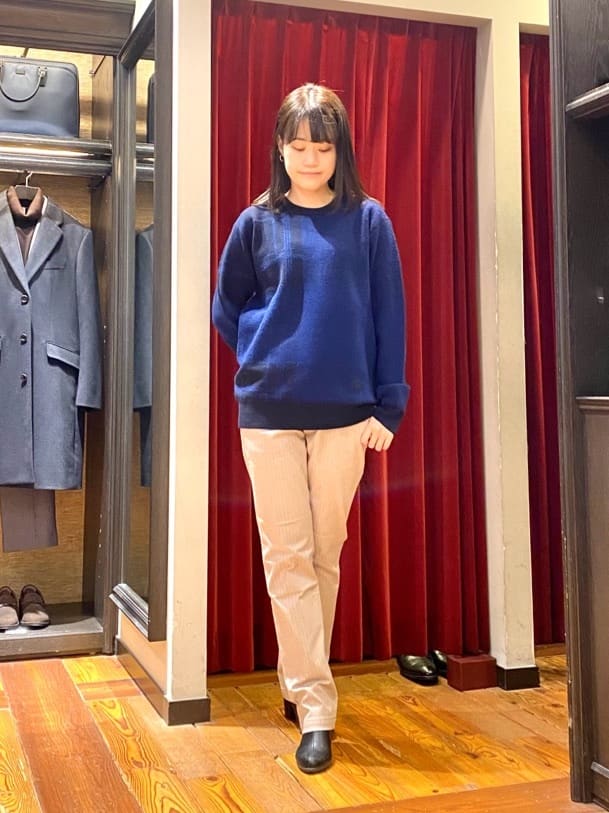 かわぴーさんの「TAKEO KIKUCHI｜【Made in JAPAN】播州織 ヘリンボン ストレート パンツ」を使ったコーディネート