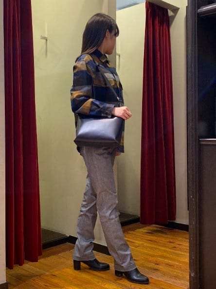 かわぴーさんの「TAKEO KIKUCHI｜【Made in JAPAN】播州織 ヘリンボン ストレート パンツ」を使ったコーディネート