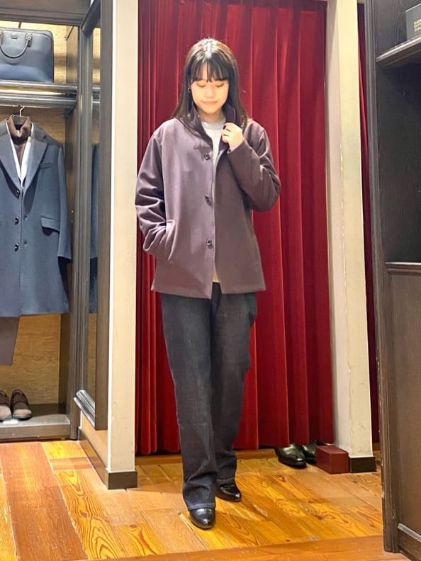 かわぴーさんの「TAKEO KIKUCHI｜【DOWN FABRIC】ダウンファブリック スタンドカラーブルゾン」を使ったコーディネート