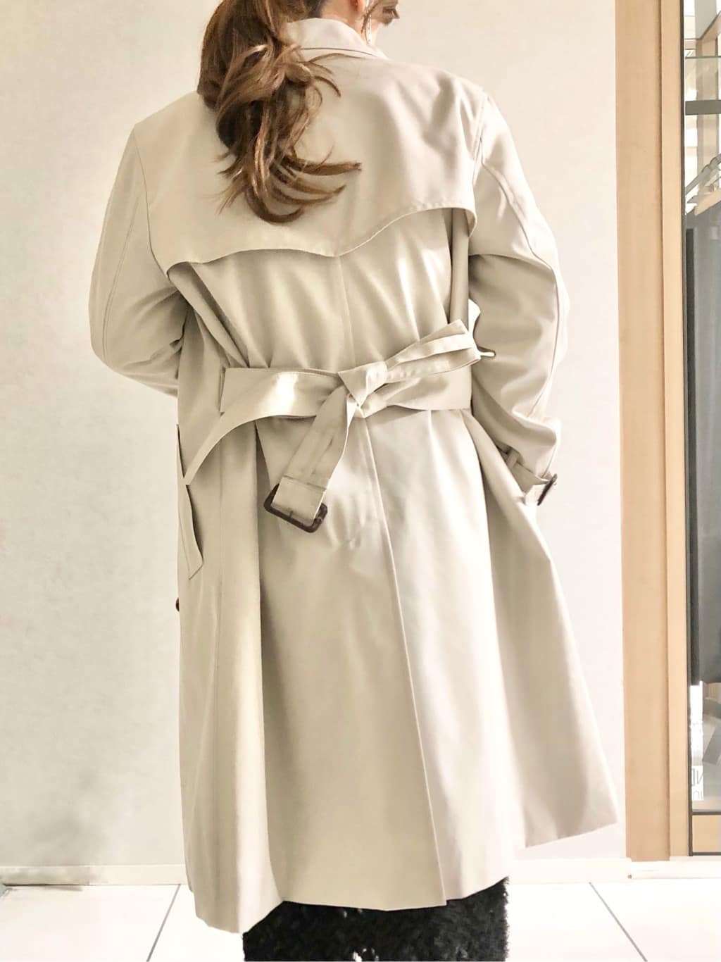 sayuさんの「UNTITLED｜【オフィス/ハレの日】ライナー付きトレンチコート」を使ったコーディネート