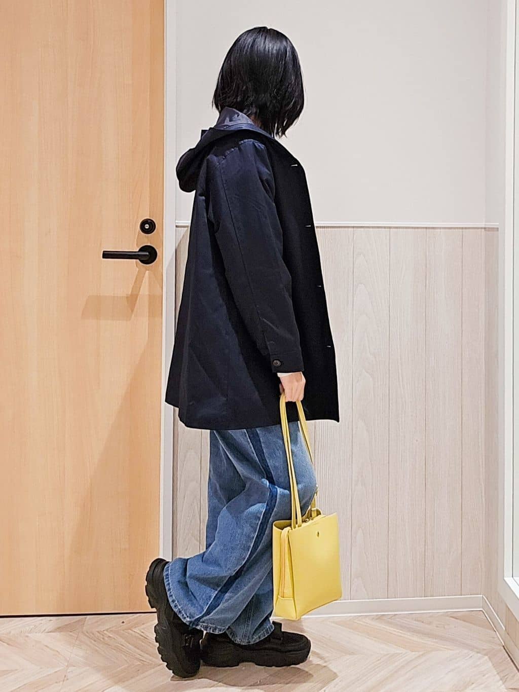 ＊yuki＊さんの「SHOO･LA･RUE｜◆【S-LL/撥水/花粉対策】フーディーテントブルゾン」を使ったコーディネート