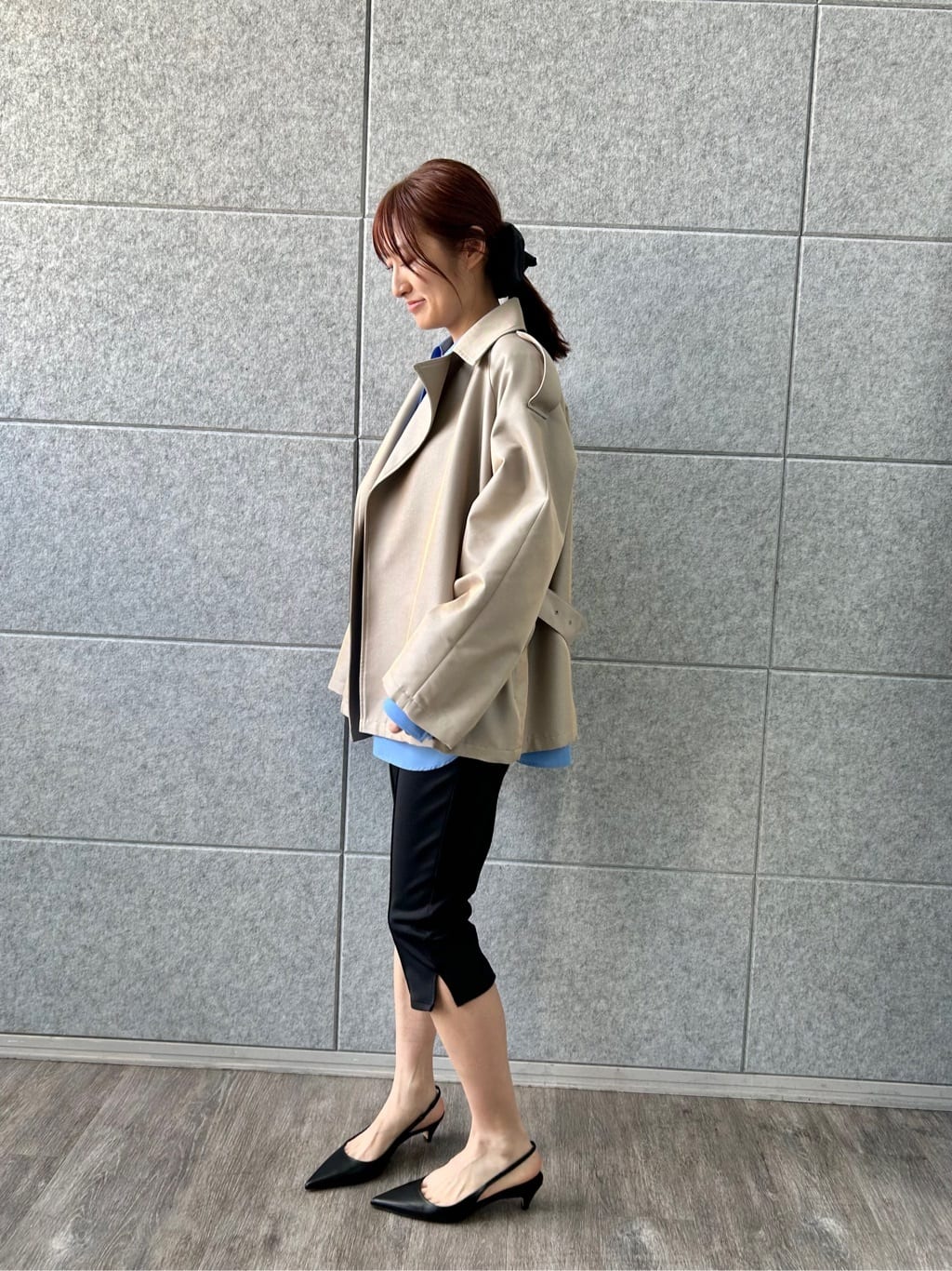 harunaさんの「CODE A｜cropped leggings pants」を使ったコーディネート