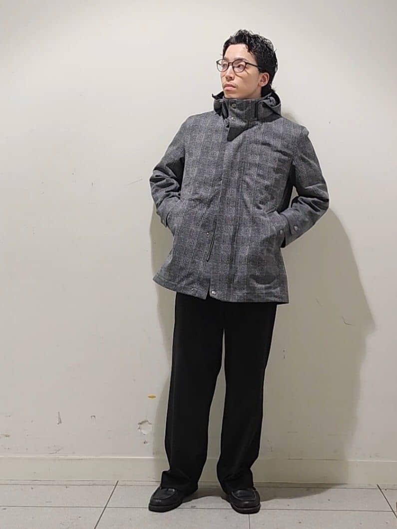 Maedaさんの「TAKEO KIKUCHI｜【3WAY】ジャカード グレンチェック ダウンライナー ブルゾン」を使ったコーディネート