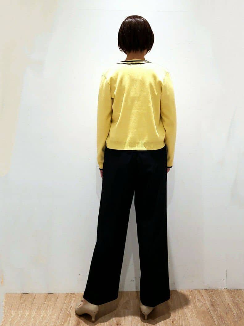 SHIMAKOさんの「OPAQUE.CLIP｜◆配色ラインニット／アンサンブル対応【洗濯機洗い可】」を使ったコーディネート