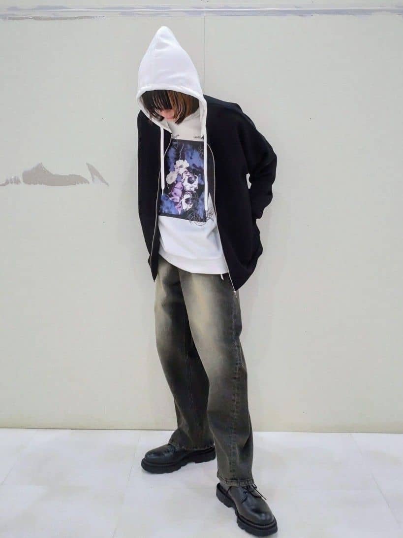 KENさんの「tk.TAKEO KIKUCHI｜◆バレルデニムパンツ」を使ったコーディネート