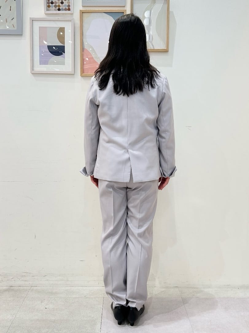 vanseさんの「SHOO･LA･RUE｜◆【S-LL/セットアップ可/通勤/セレモニー】ノーカラージャケット」を使ったコーディネート