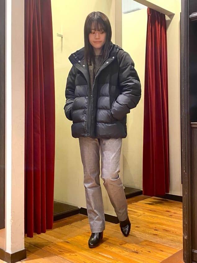 かわぴーさんの「TAKEO KIKUCHI｜【Made in JAPAN】播州織 ヘリンボン ストレート パンツ」を使ったコーディネート