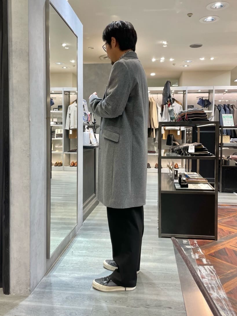 ritoさんの「TAKEO KIKUCHI｜ウールカシミヤブレンド チェスターコート」を使ったコーディネート