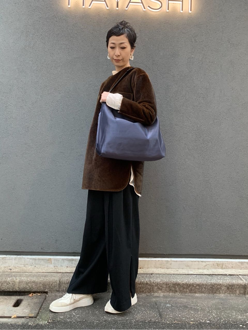 Kさんの「HIROKO HAYASHI｜ENORME RASO（エノルメ ラーゾ）ショルダーバッグ」を使ったコーディネート