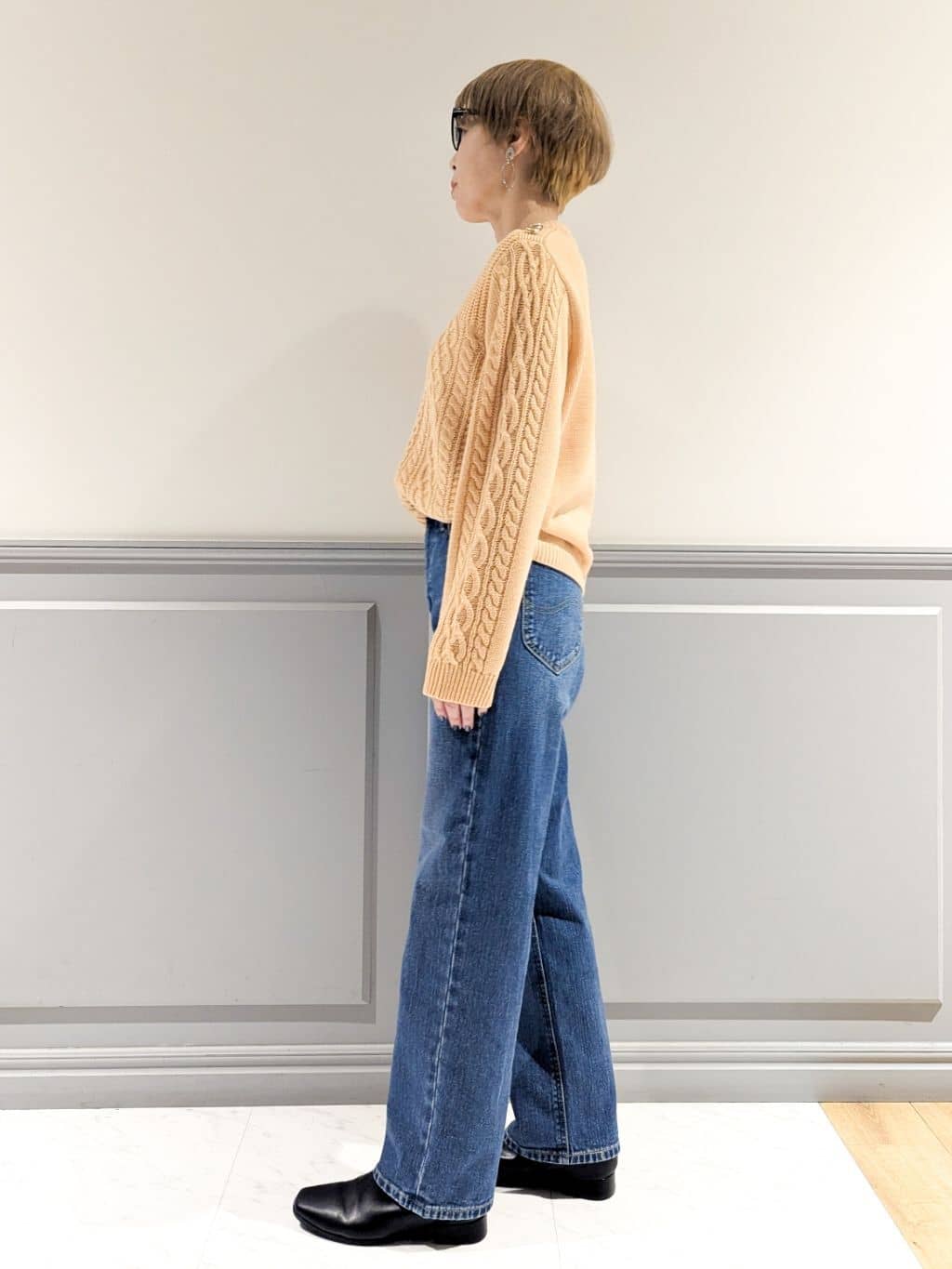 chieさんの「grove｜【Lee&times;grove別注】STRAIGHT DENIM PANTS」を使ったコーディネート
