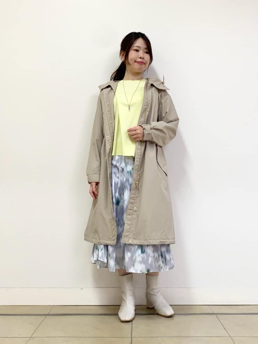 asamiさんの「UNTITLED｜◆【洗える/オンオフ使える】袖リブスリットストレッチニット」を使ったコーディネート