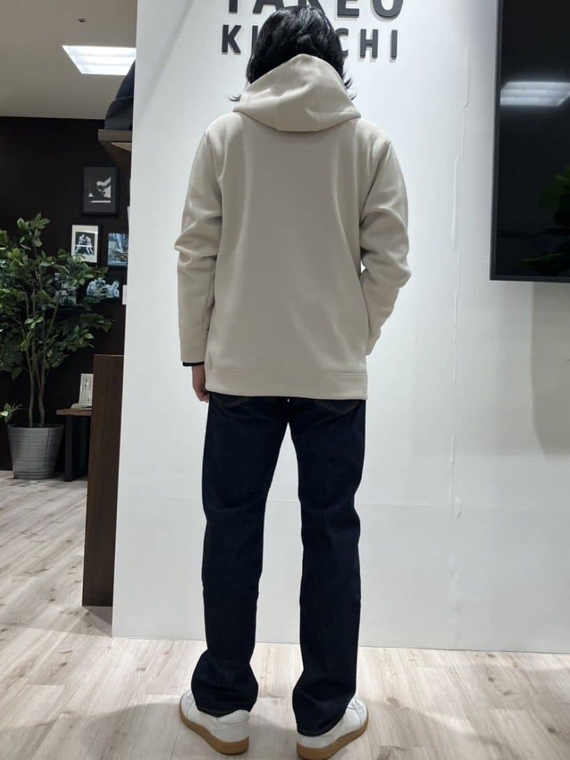 Mr.kさんの「TAKEO KIKUCHI｜【モンスターストレッチ】日本製 ワンウォッシュ デニムパンツ」を使ったコーディネート