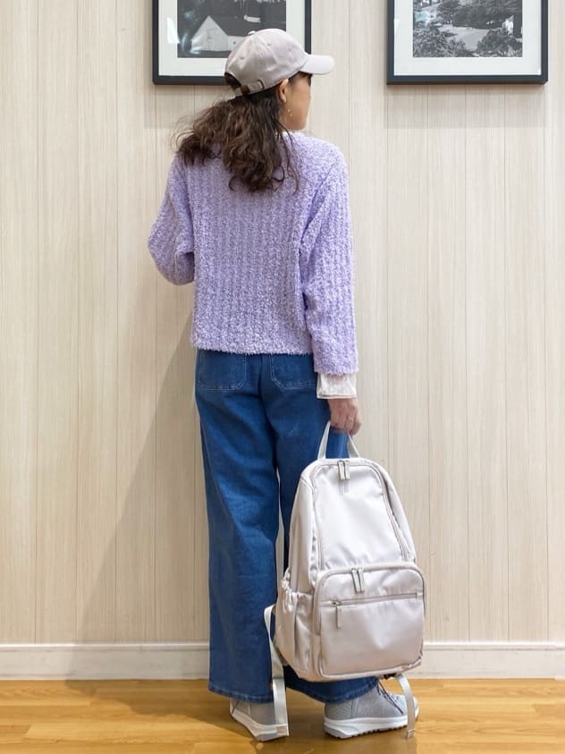 natsuさんの「SHOO･LA･RUE｜◆程よくエアリー テープヤーンニット」を使ったコーディネート