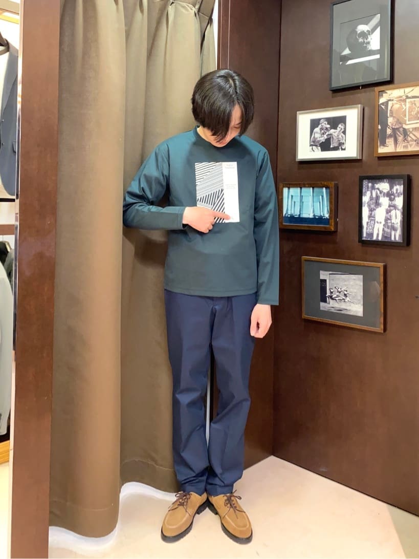 コバヤシさんの「TAKEO KIKUCHI｜【オフィスカジュアル対応】ドレス チノパンツ」を使ったコーディネート