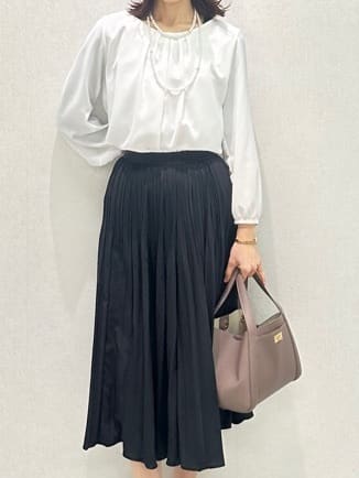 Miwaさんの「UNTITLED｜【追加6/日本製】2連フェイクパールネックレス」を使ったコーディネート