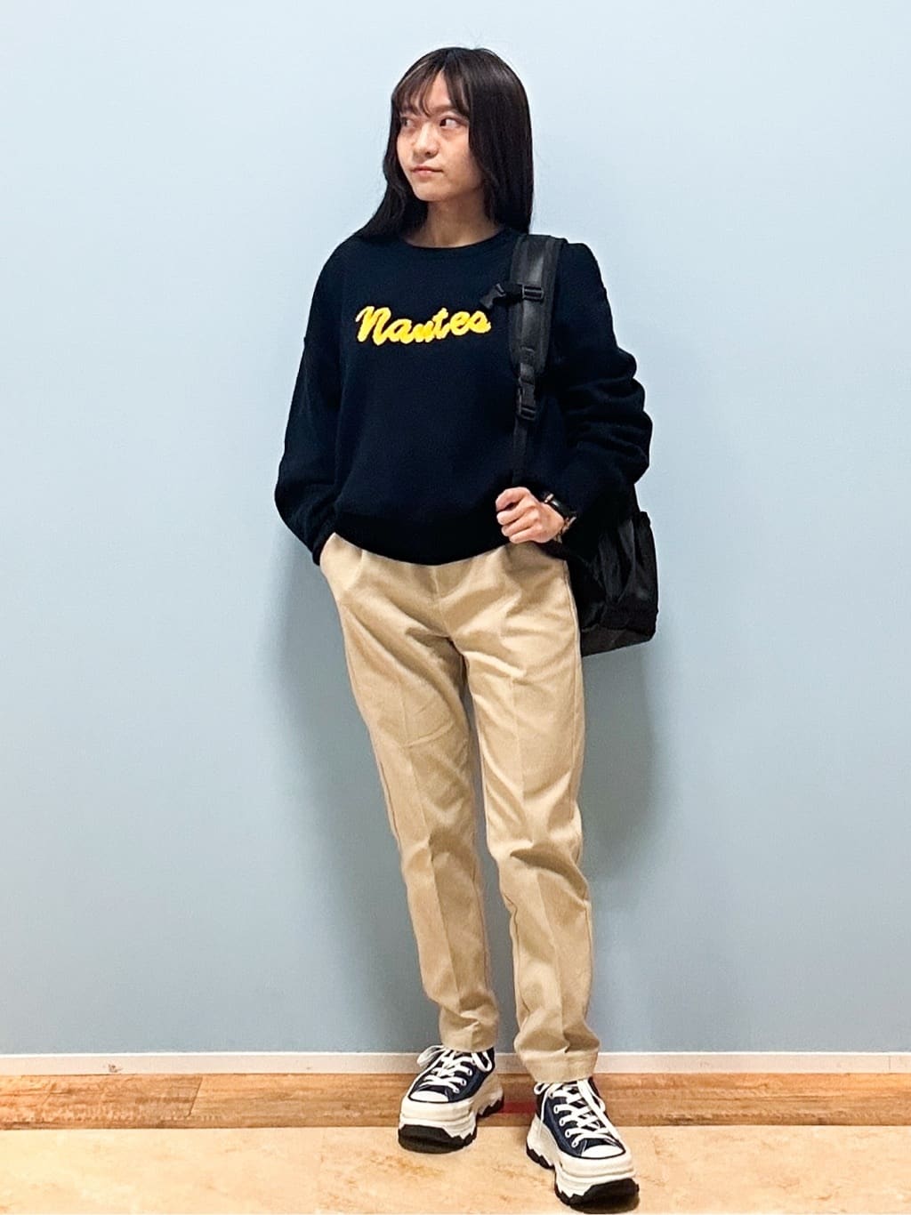 mikoさんの「SHOO･LA･RUE｜◆【撥水/防花粉/S-LL】ライナー付き ミリタリーフーデッドコート」を使ったコーディネート